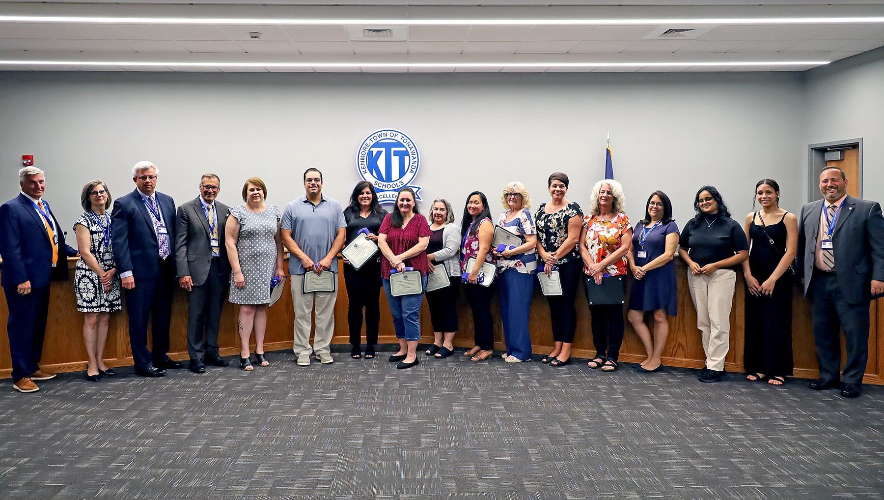 Department recognition winners